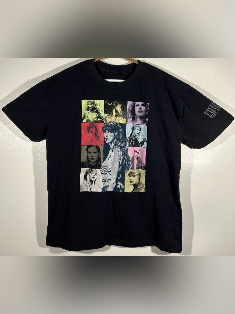 Taylor Swift Eras Tour Concert Tee Tshirt Size M Black Music Swiftie Swifty